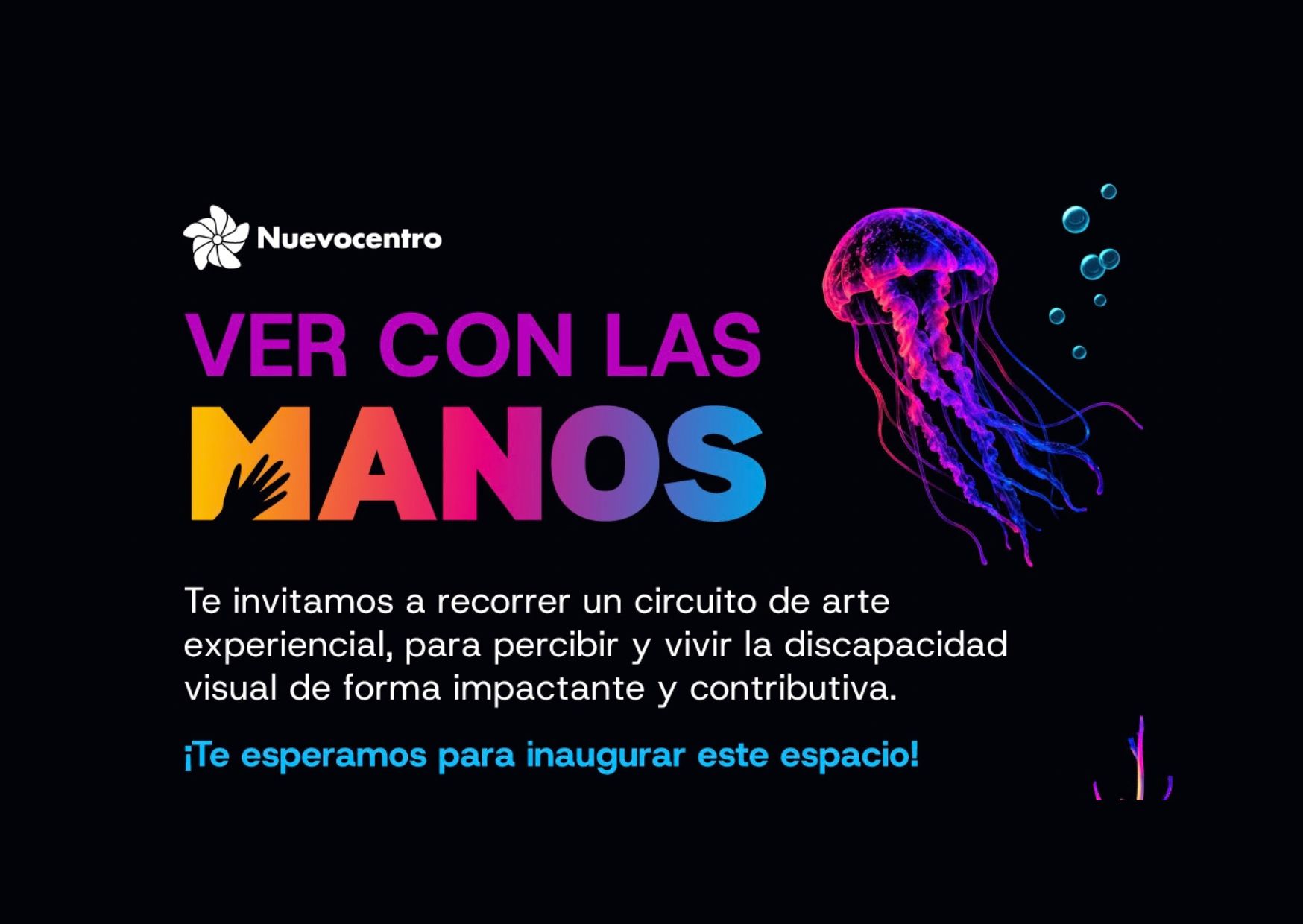 Nuevocentro Shopping invita a descubrir un nuevo espacio: “Ver con las manos”